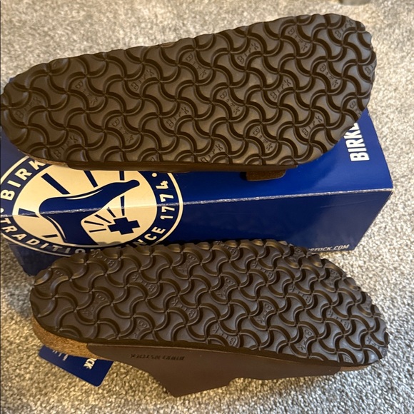 Birkenstock Arizona Two-Strap Sandals - Dark Brown - Picture 2 of 3